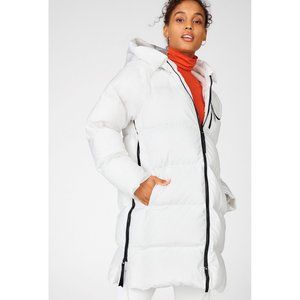 Fabletics White Bryce Puffer Coat